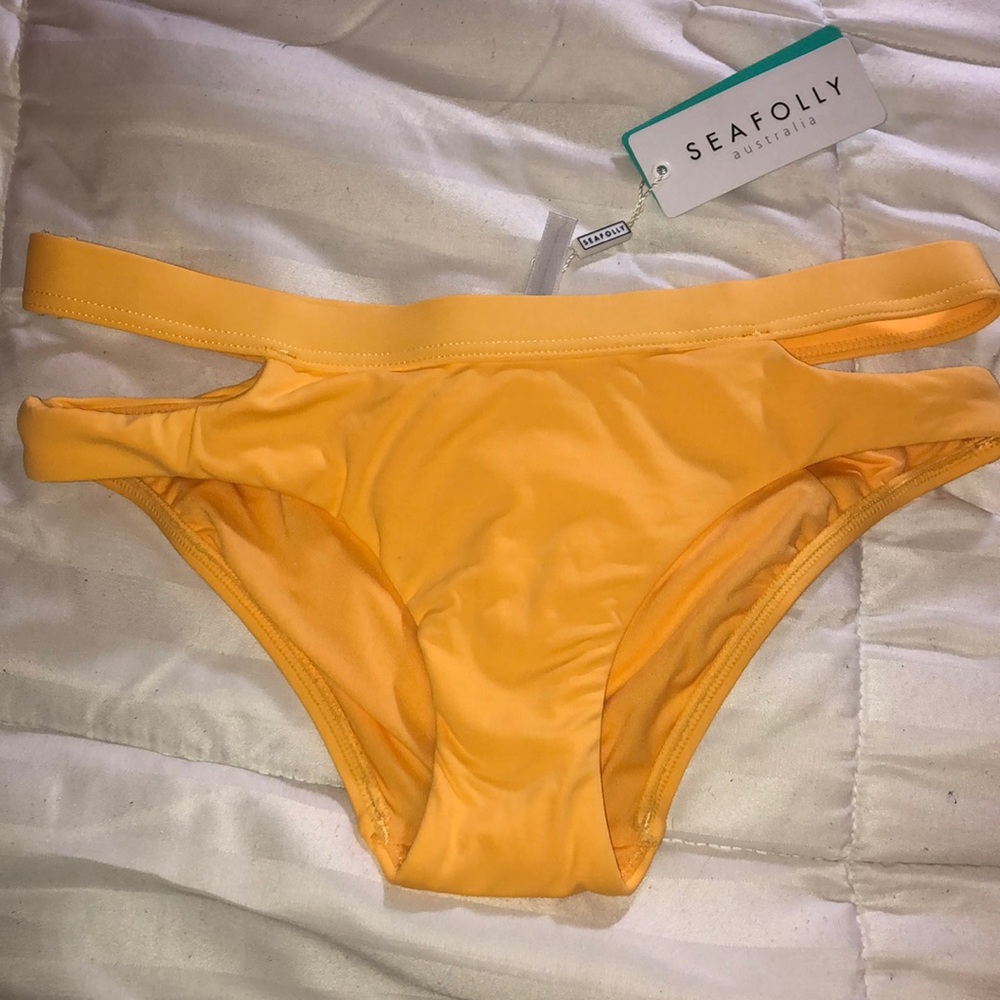 Victoria’s Secret seafolly buttercup yellow bottom